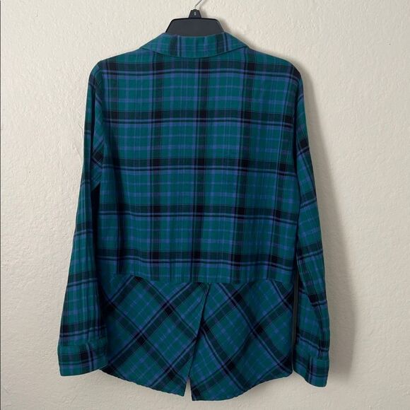 Splendid Women's Plaid Long Sleeve Button Up Shirt in SIze XS - Picture 8 of 11